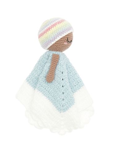 Pastel Rainbow Crochet Blanket Kit