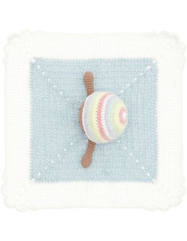 Pastel Rainbow Crochet Blanket Kit