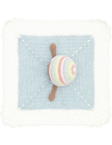Pastel Rainbow Crochet Blanket Kit