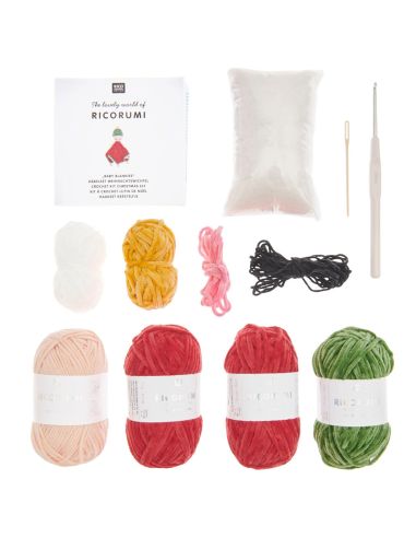 Crochet kit for a cuddly blanket - Christmas