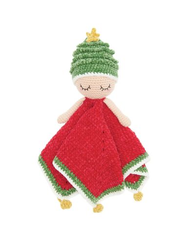 Crochet kit for a cuddly blanket - Christmas