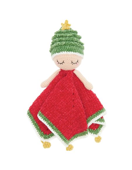 Crochet kit for a cuddly blanket - Christmas