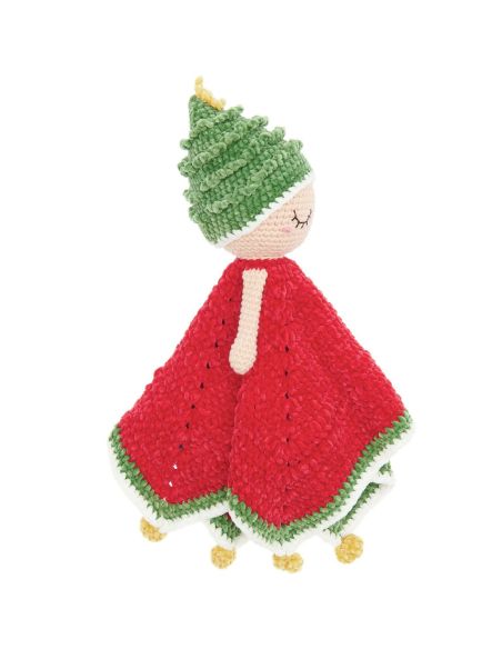 Crochet kit for a cuddly blanket - Christmas