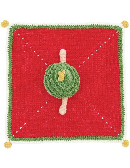 Crochet kit for a cuddly blanket - Christmas