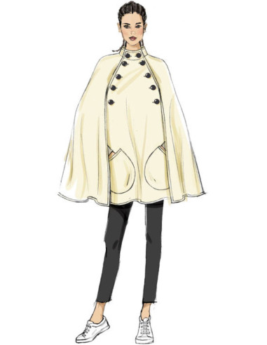 Cape and Belt Pattern - Vogue 9288