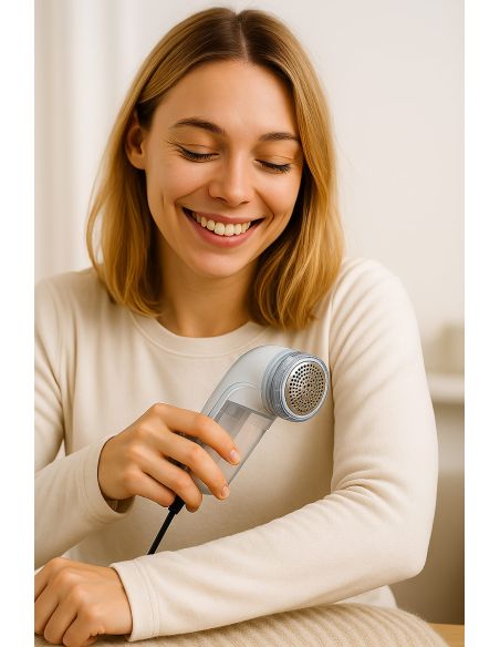 Ergonomic rechargeable electric shaver