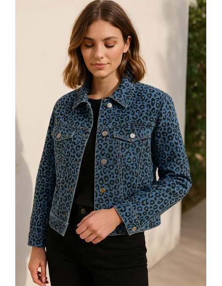 Denim Jeans Fabric - Animal