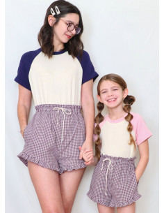 High top and shorts pattern - Know Me 2123