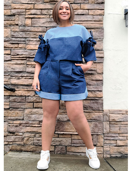 High top and shorts pattern - Know Me 2127