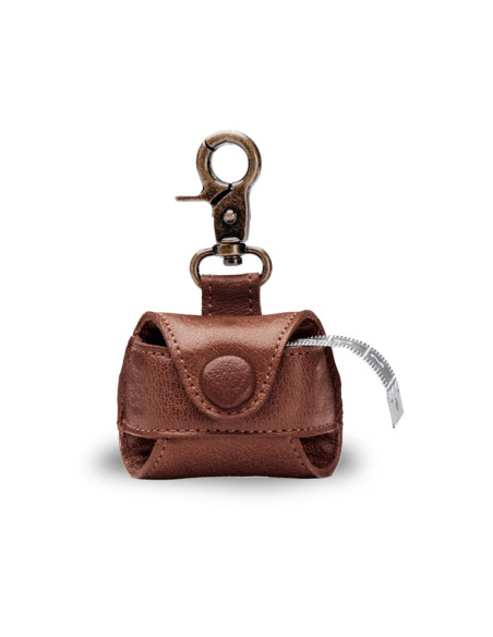 Leather case for Muud Malmö Hook tape measure - Rich Brown