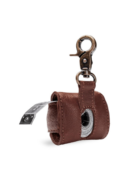 Etui en cuir pour mètre ruban Muud Malmö - Rich Brown