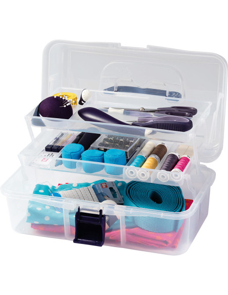 Transparent sewing box