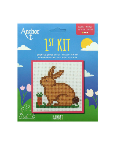 My First Cross Stitch Kit - Rabbit