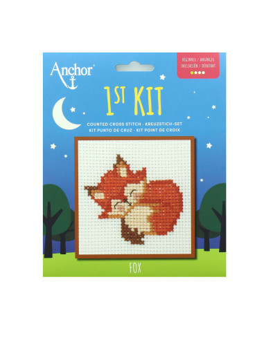 My First Cross Stitch Kit - Fox