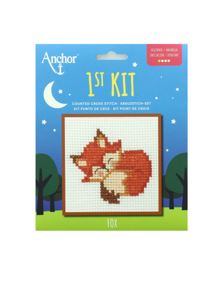 My First Cross Stitch Kit - Fox