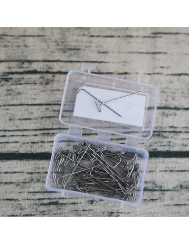 Box of 50 T-shaped knitting pins by KnitPro
