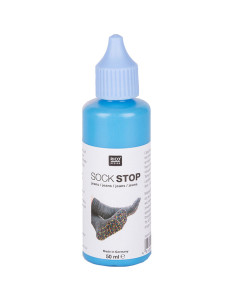 Non-slip latex bottle for socks - Blue