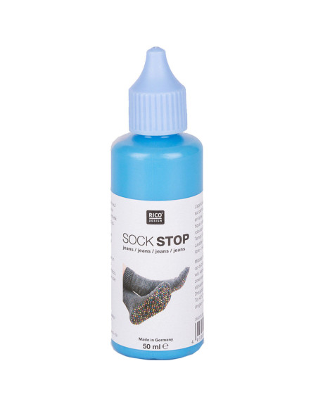 Non-slip latex bottle for socks - Blue