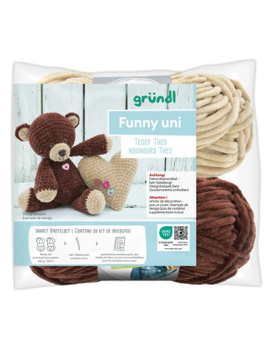 Crochet Kit - Teddy Bear Théo