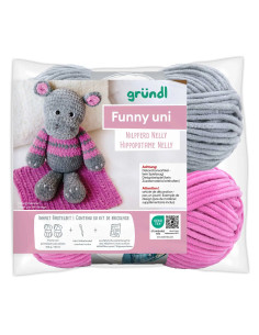 Crochet Kit - Nelly the Hippopotamus 2