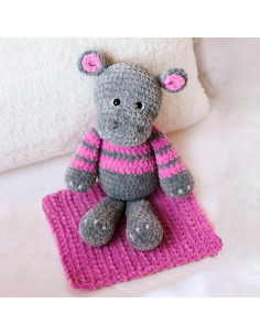 Crochet Kit - Nelly the Hippopotamus