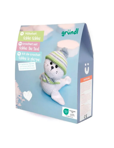 Crochet Kit - Robbie the Seal
