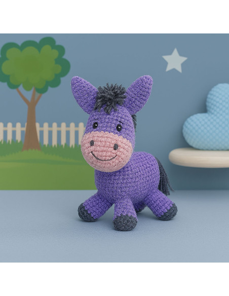 Crochet Kit - Eddy the Donkey