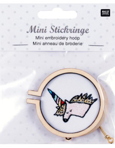 Mini round wooden embroidery hoop for embroidery 55 mm
