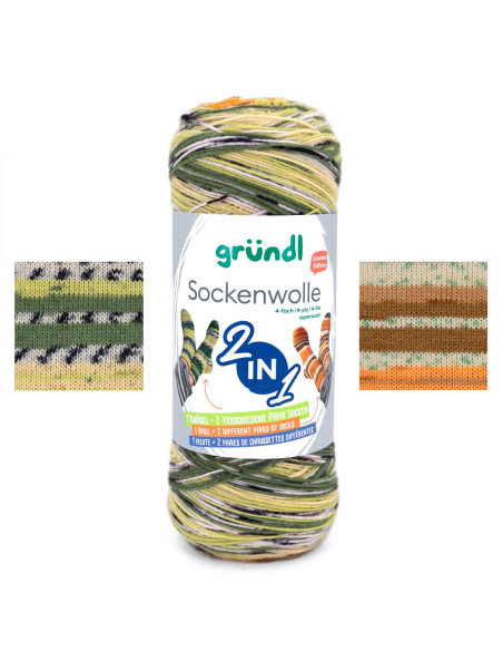 Hot Socks Color Gründl sock yarn