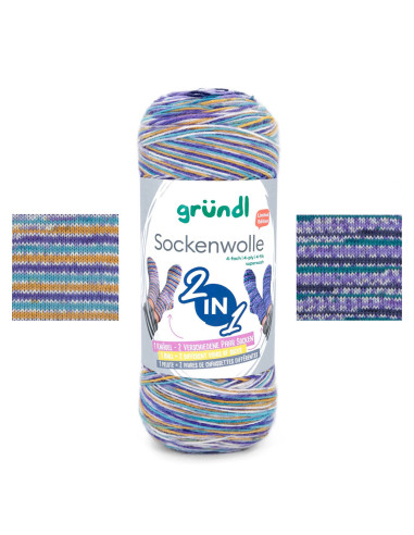 Hot Socks Color Gründl sock yarn