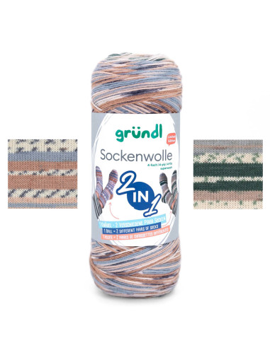 Hot Socks Color Gründl sock yarn