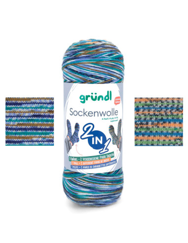 Hot Socks Color Gründl sock yarn