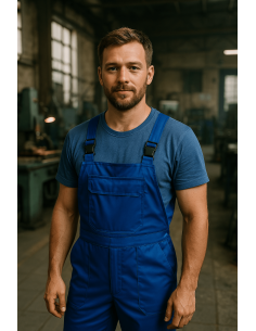 Work canvas fabric - Royal blue 2