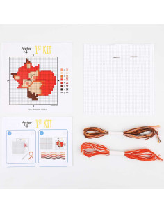 My First Cross Stitch Kit - Fox 2