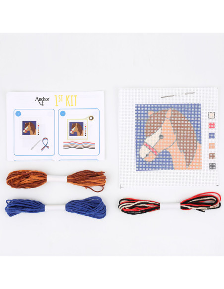 Mon 1er kit canevas -  Tête de cheval