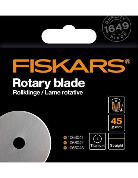 Fiskars Titanium Rotary Blade Ø45 mm