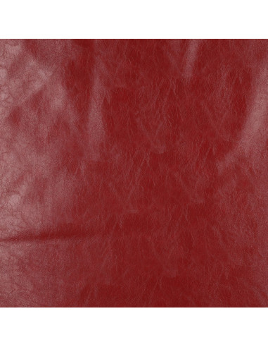 Shiny stretch faux fabric for clothing - Red