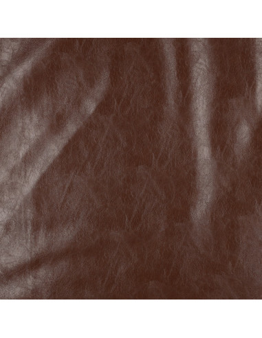 Shiny stretch faux fabric for clothing - Brown