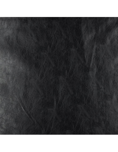 Shiny stretch faux fabric for clothing - Black
