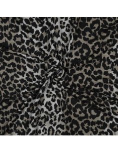 Viscose jersey fabric - Leopard