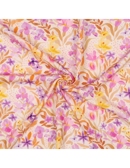 Viscose fabric - Flowers