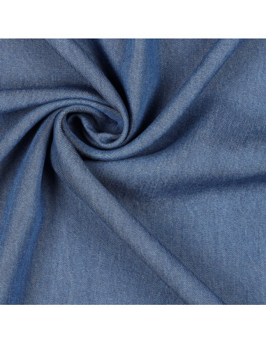 Tencel denim fabric - Medium blue