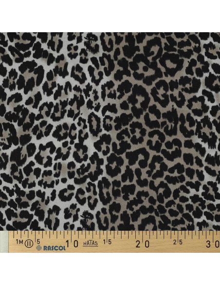 Tissu jersey viscose - Léopard
