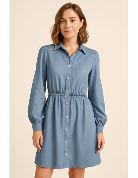 Tencel denim fabric - Light blue