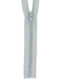 Nylon zipper - Gull gray