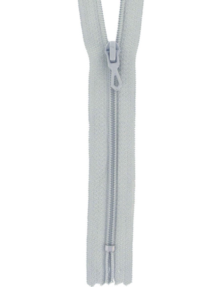 Nylon zipper - Gull gray
