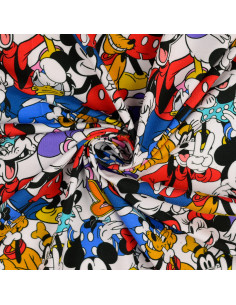 Disney jersey fabric - Mickey and Friends 2