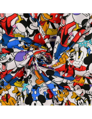 Disney jersey fabric - Mickey and his friends