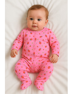 Jersey fabric - Strawberries 2