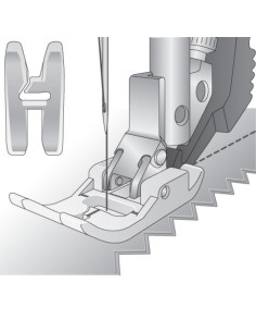 Non-stick foot with IDT system Pfaff 2